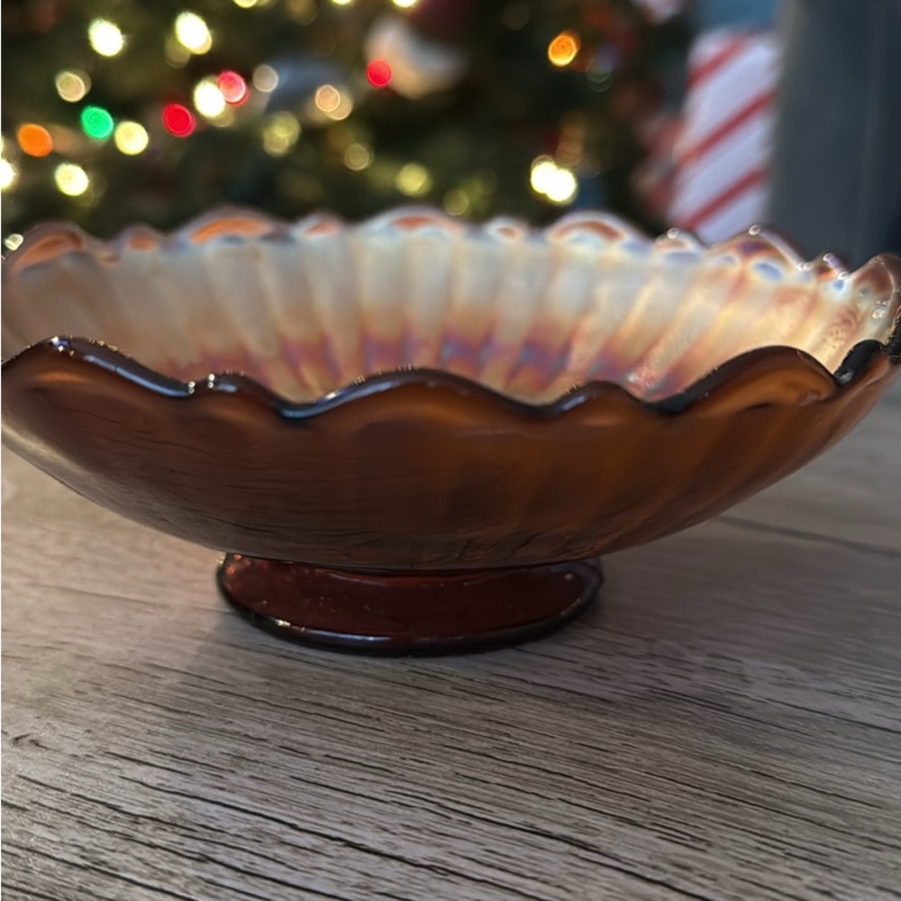Fenton Carnival Glass Bowl